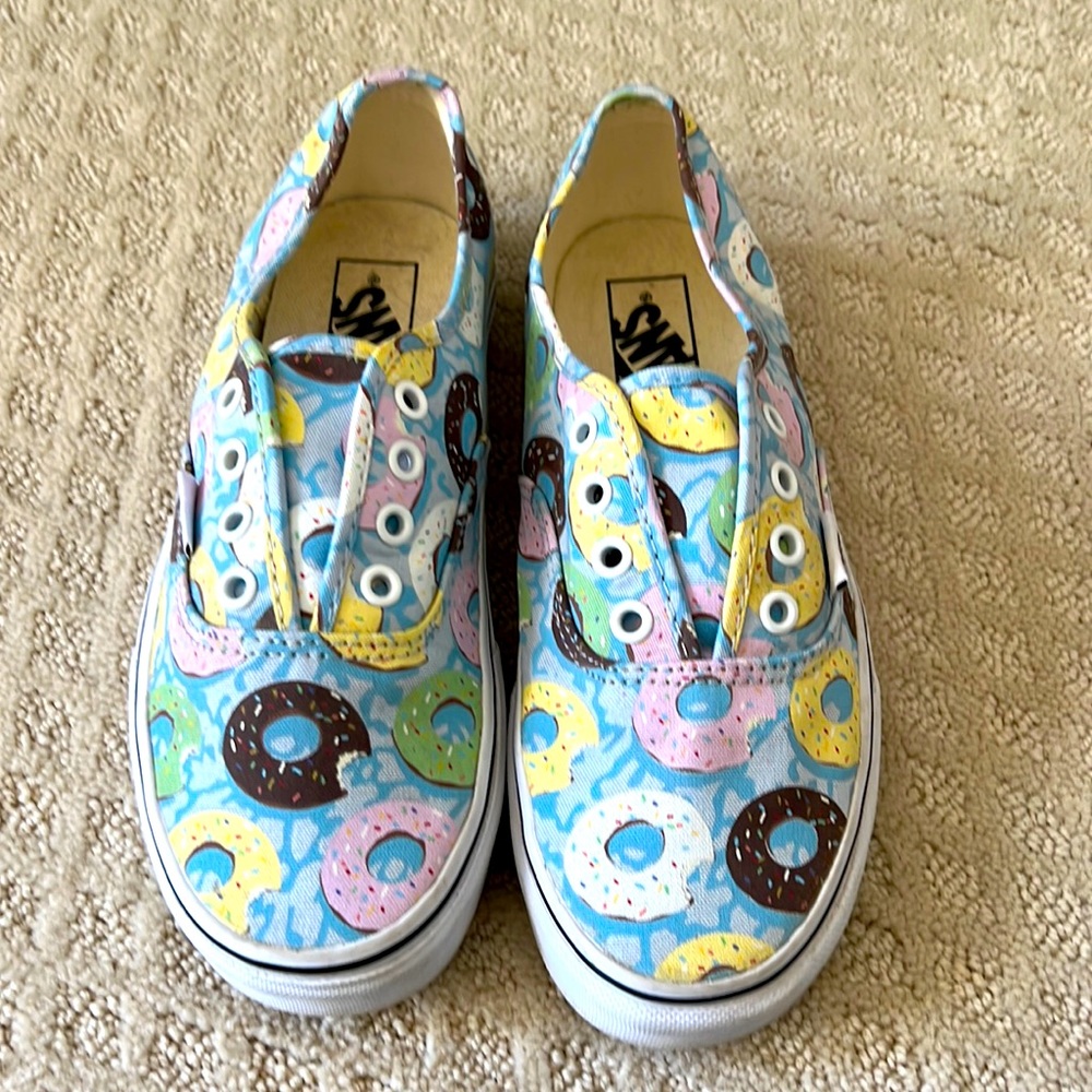 Vans worn once  Simpson doughnut theme
